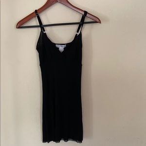 WHBM black camisole and jacket